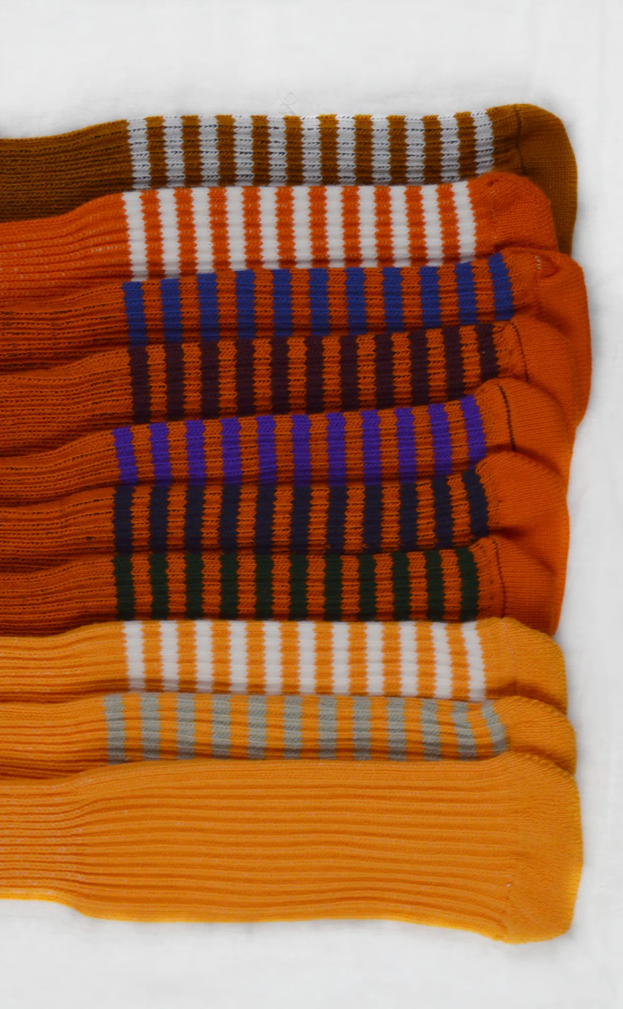 Orange and Navy Club Sock Golf Headcover