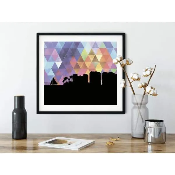 Orange Beach, Alabama geometric skyline