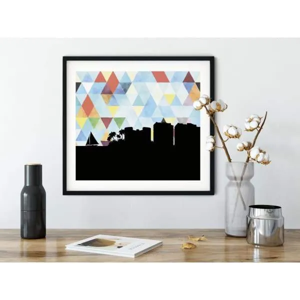 Orange Beach, Alabama geometric skyline