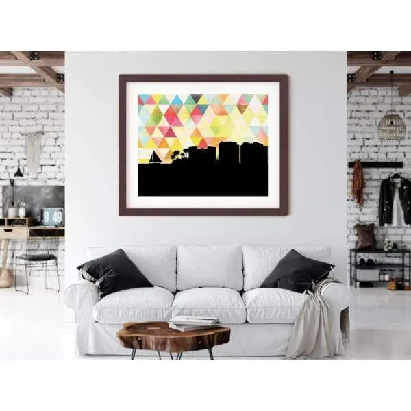 Orange Beach, Alabama geometric skyline