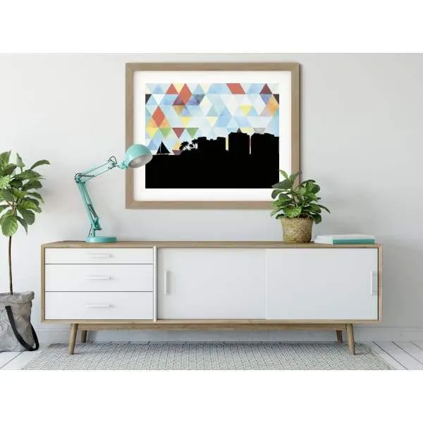 Orange Beach, Alabama geometric skyline