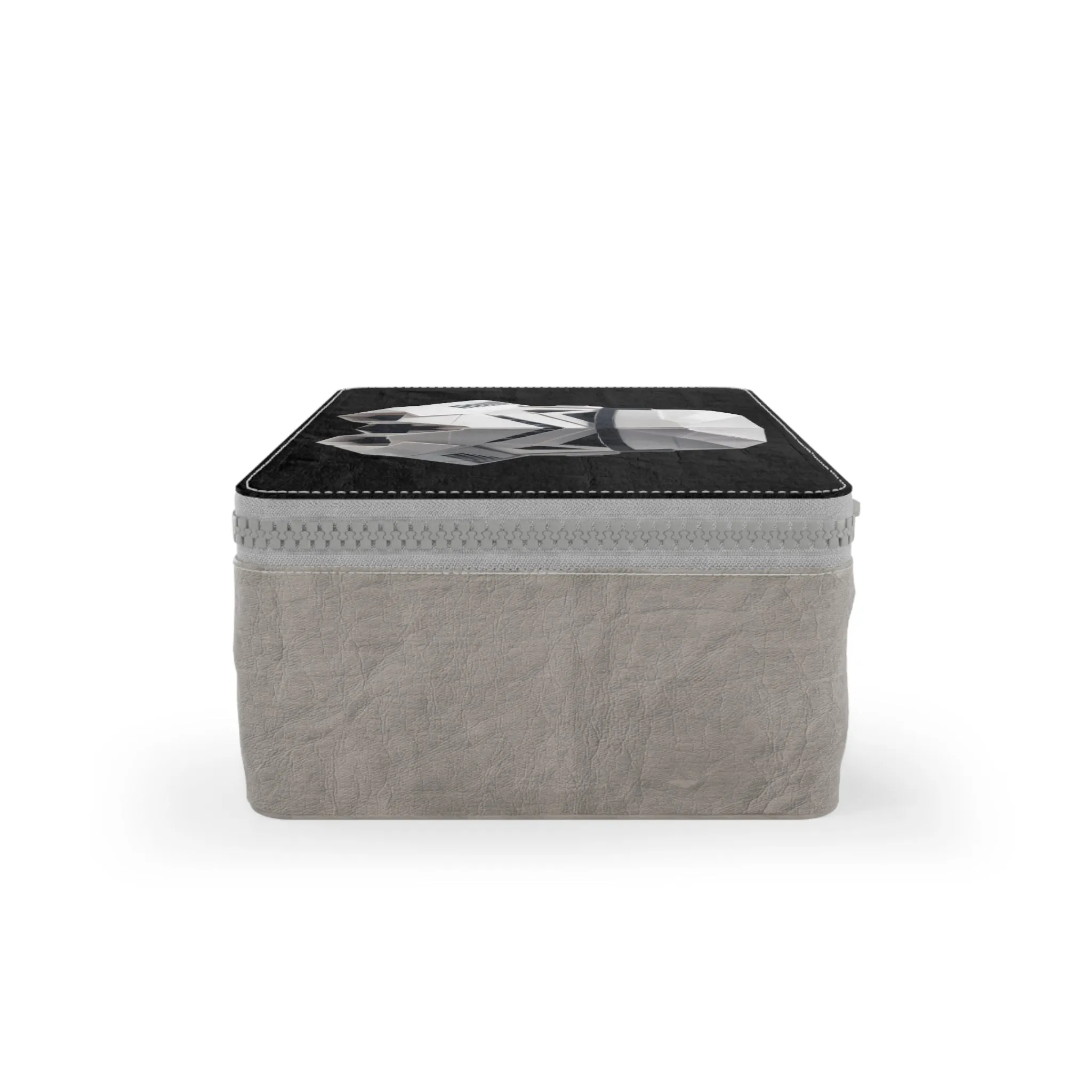 Origami Storm Trooper Paper Lunch Bag - black