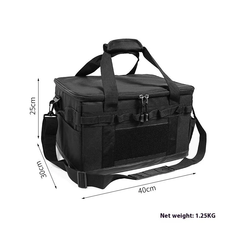 Outdoor Cookware Pot Set Gas Tank Anti-collision Large Capacity Picnic Bag