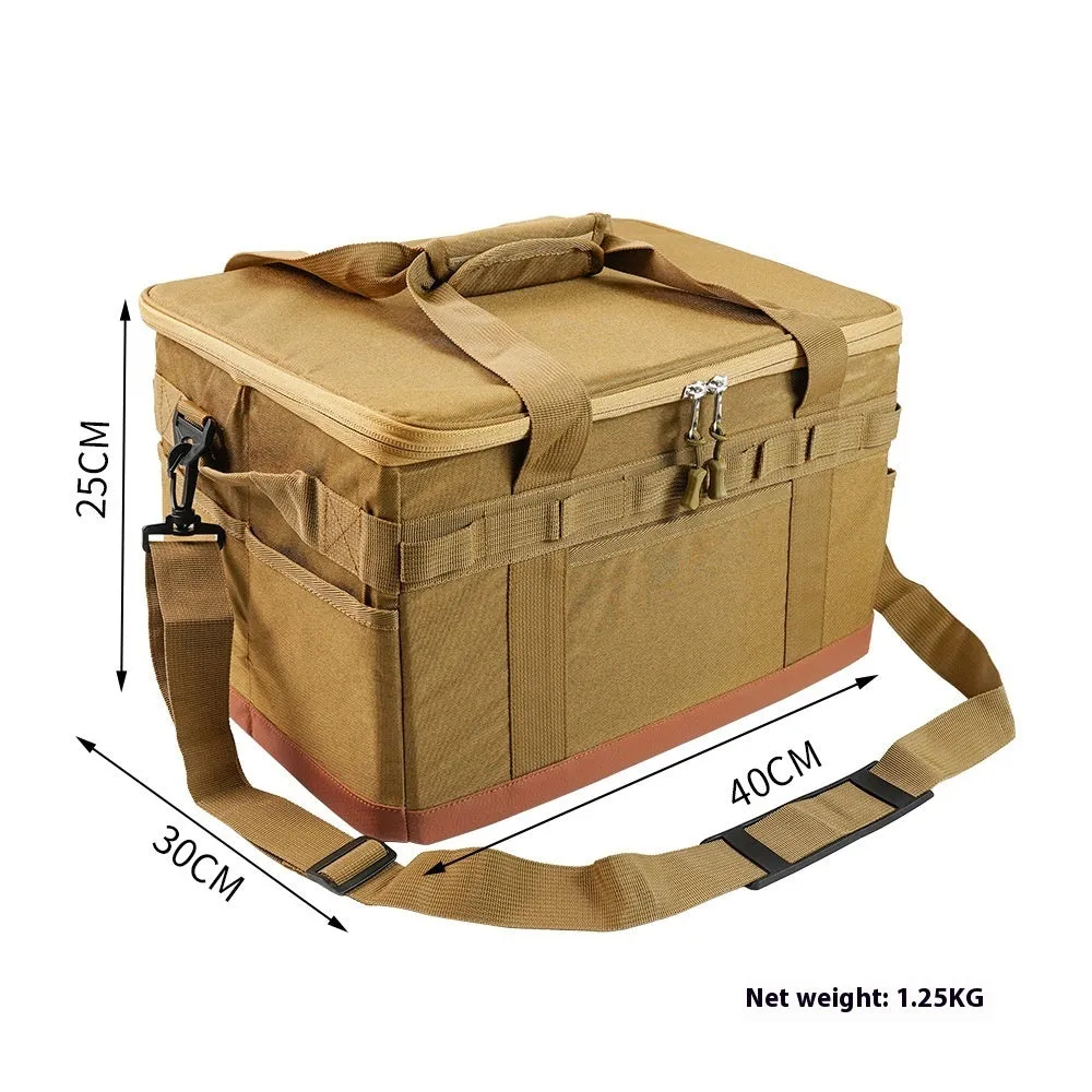 Outdoor Cookware Pot Set Gas Tank Anti-collision Large Capacity Picnic Bag