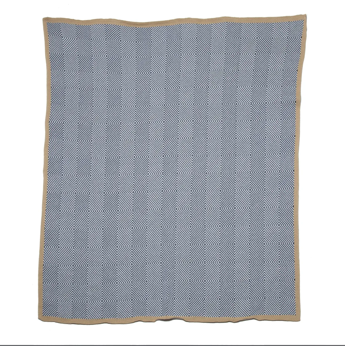 Outdoor Woven Trim Throw