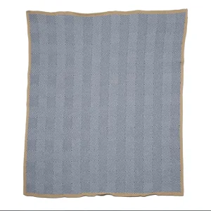 Outdoor Woven Trim Throw
