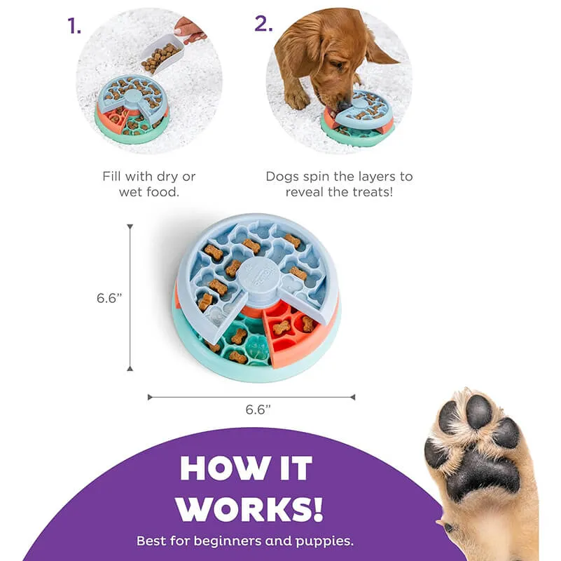 Outward Hound Nina Ottosson Puppy Lickin' Layers Puzzle Game