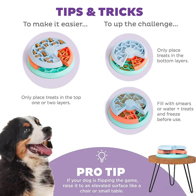 Outward Hound Nina Ottosson Puppy Lickin' Layers Puzzle Game