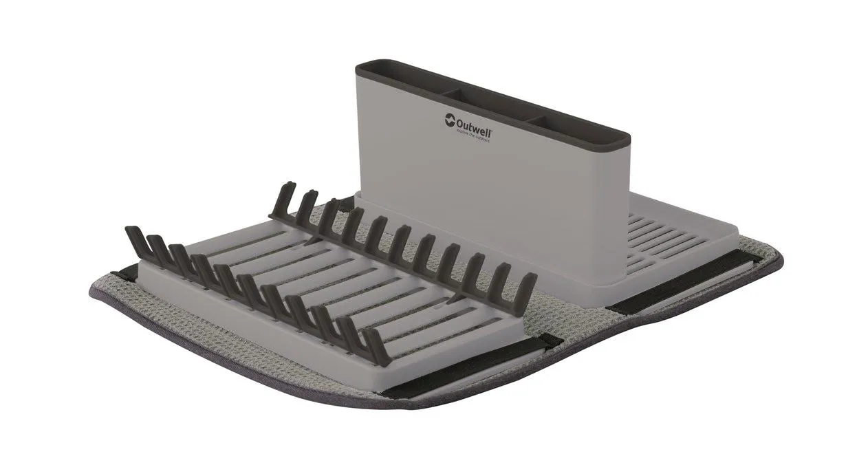 Outwell - Dunton Foldable Dish Rack with Sponge Drain