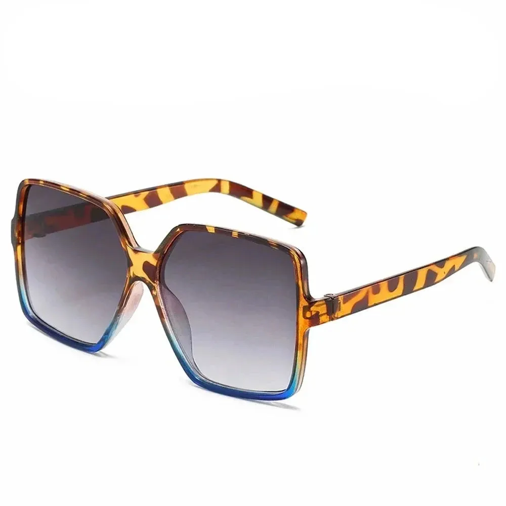 Oversized Black Square Sunglasses