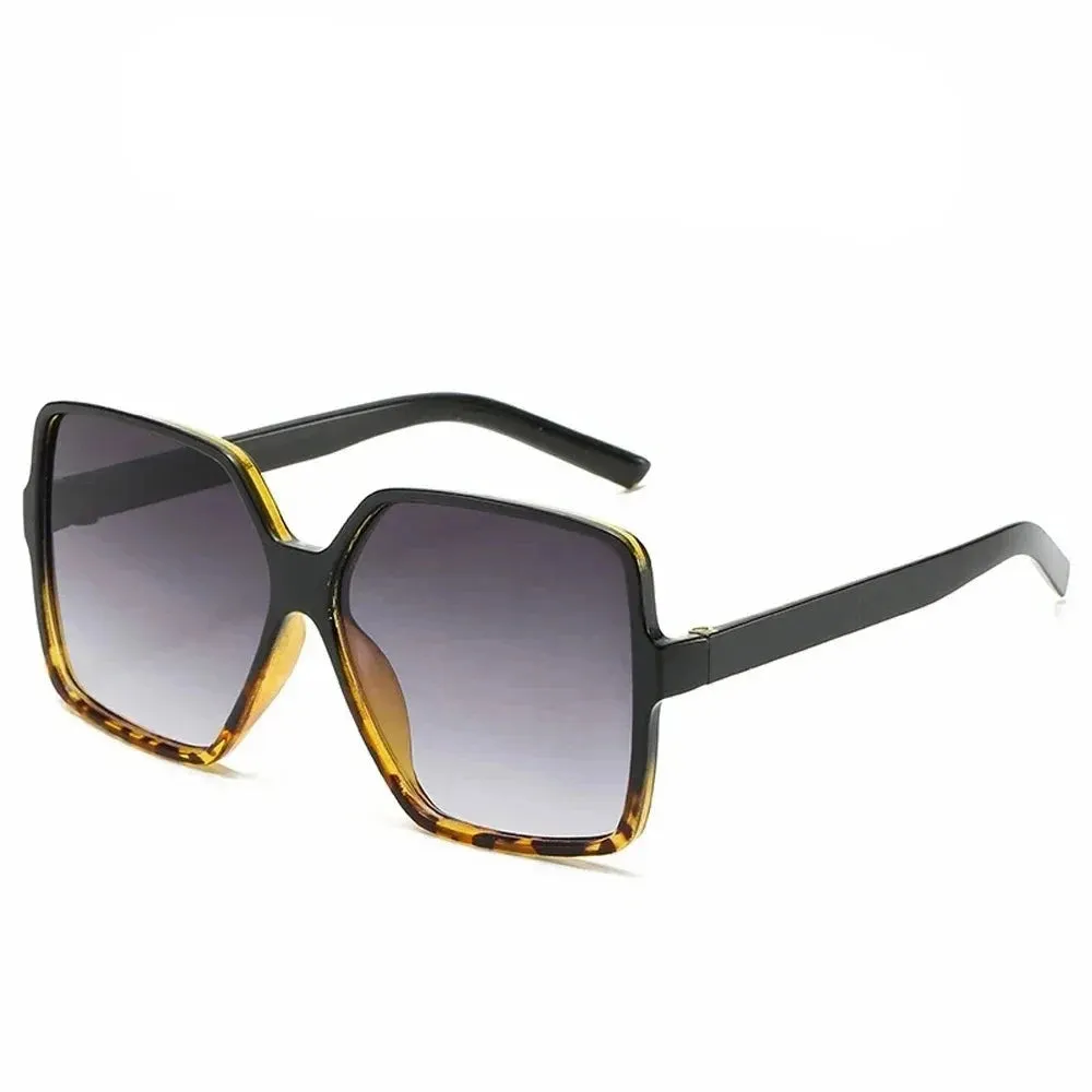 Oversized Black Square Sunglasses