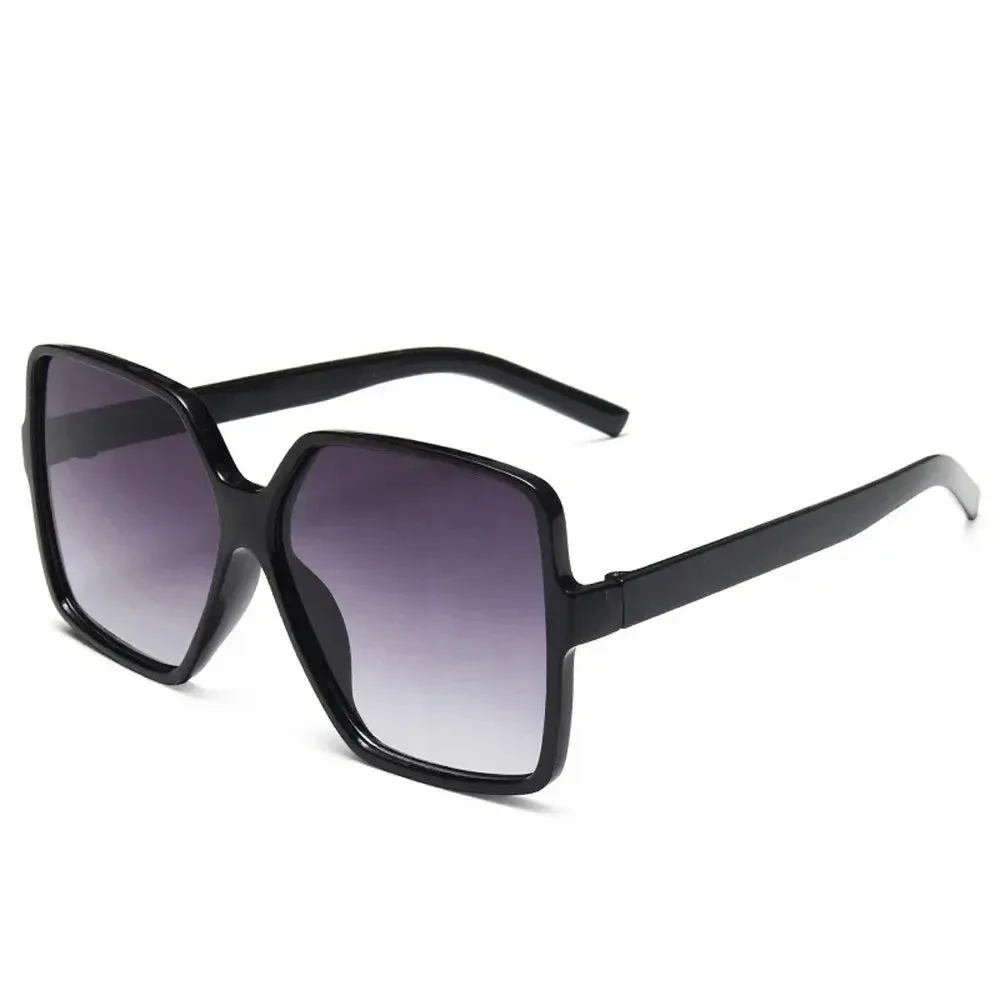 Oversized Black Square Sunglasses