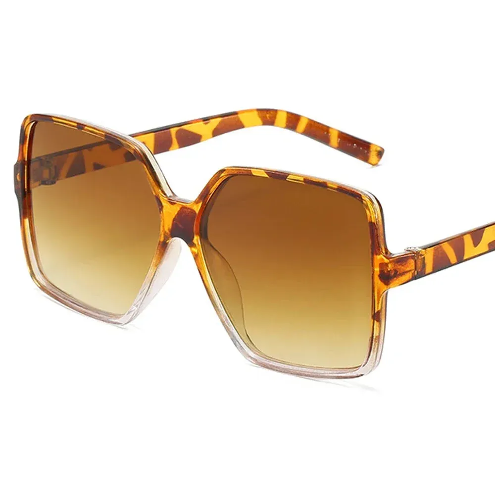 Oversized Black Square Sunglasses