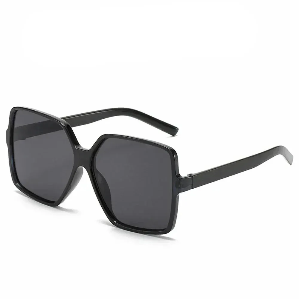 Oversized Black Square Sunglasses