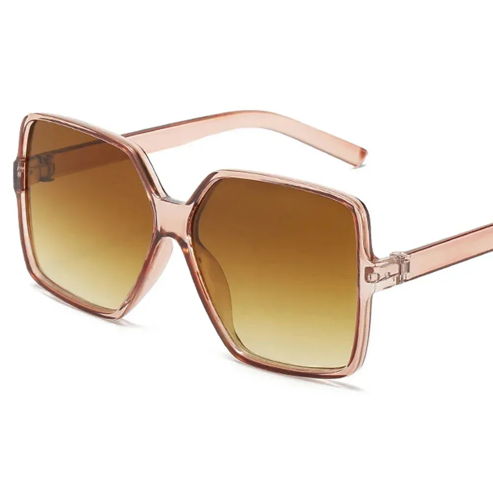Oversized Black Square Sunglasses