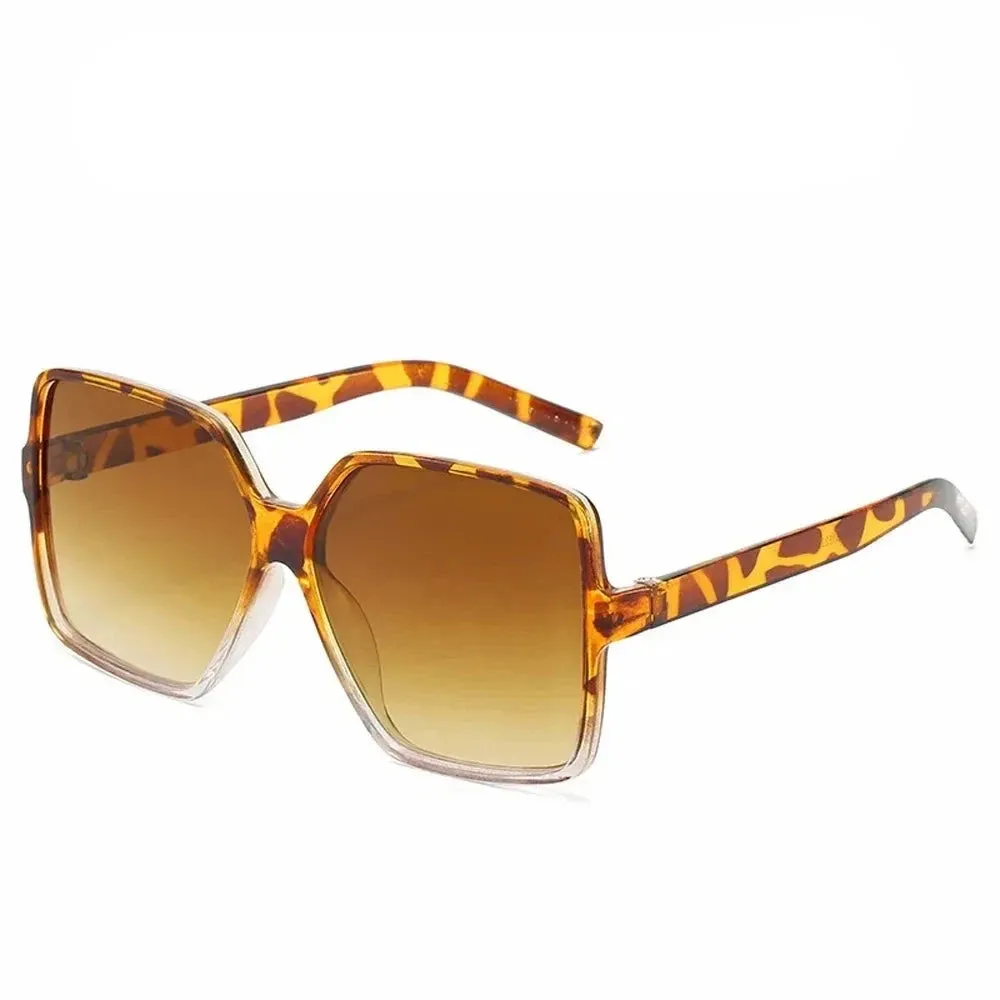 Oversized Black Square Sunglasses