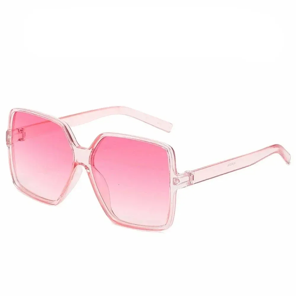 Oversized Black Square Sunglasses