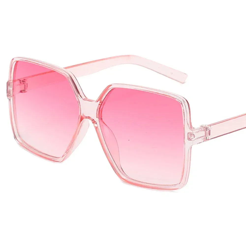 Oversized Black Square Sunglasses