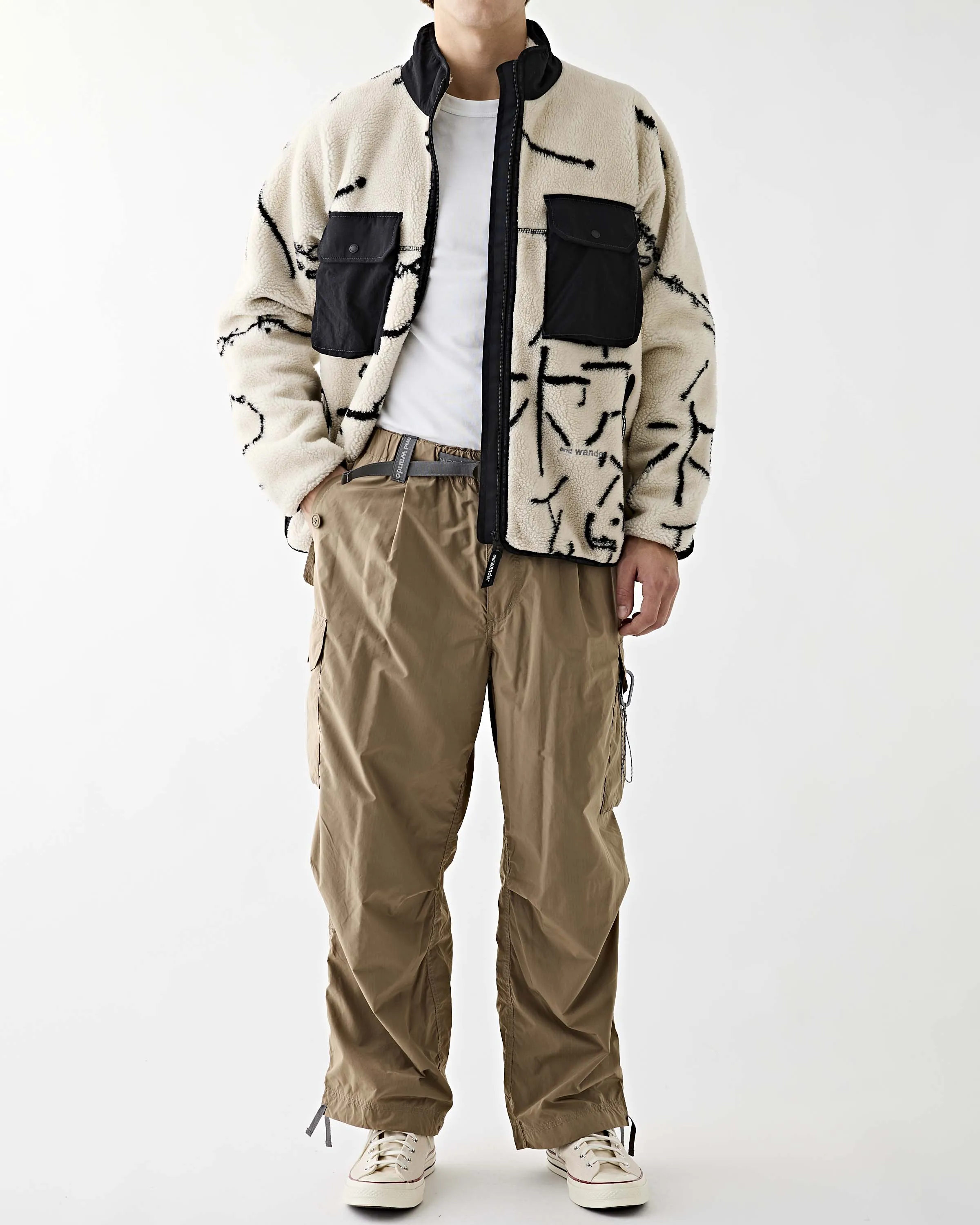 Oversized Cargo Pants Beige