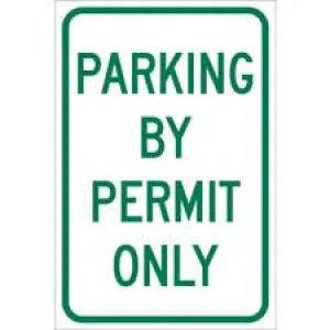 Park By Permit Only Parking By Permit Only Sign/ Buy online