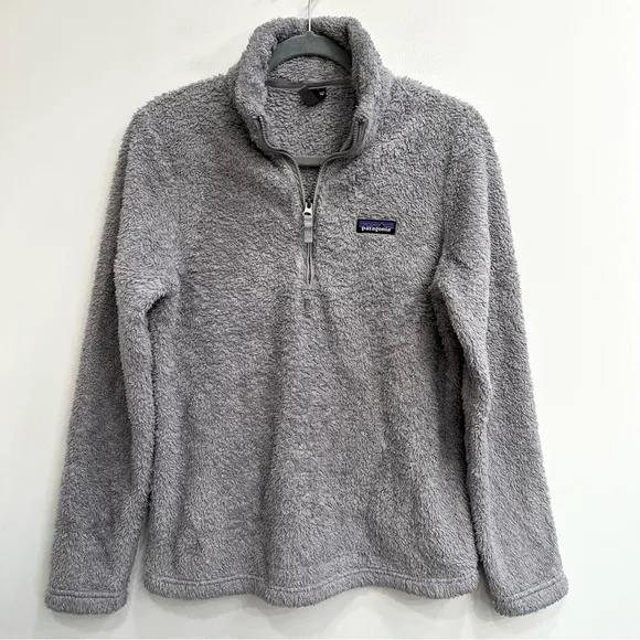 Patagonia Los Gatos Fleece 1/4 Zip Pullover Drifter Grey Outdoor Women’s Medium