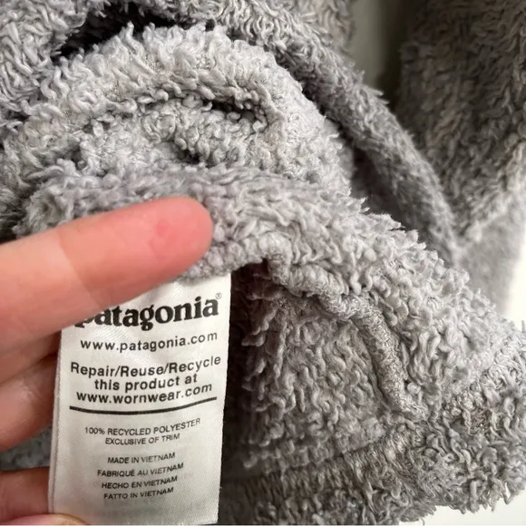 Patagonia Los Gatos Fleece 1/4 Zip Pullover Drifter Grey Outdoor Women’s Medium