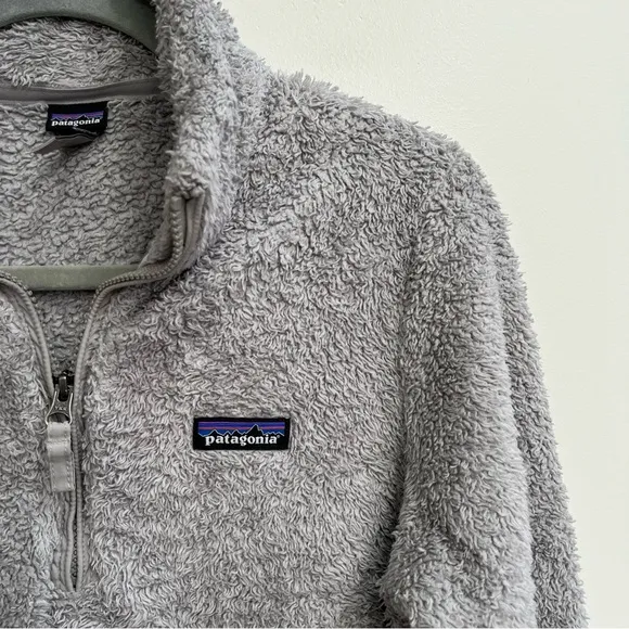 Patagonia Los Gatos Fleece 1/4 Zip Pullover Drifter Grey Outdoor Women’s Medium