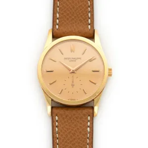 Patek Philippe Rose Gold Calatrava Watch Ref. 3796