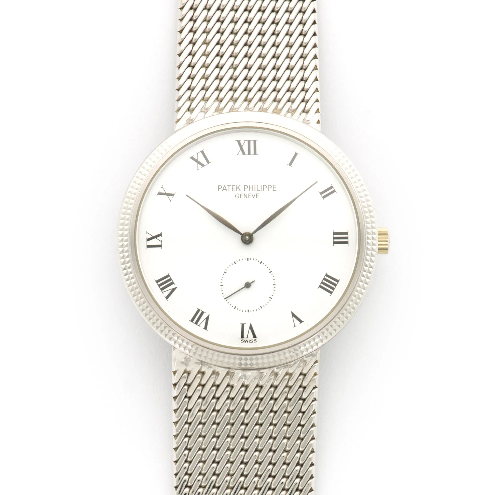 Patek Philippe White Gold Calatrava Watch Ref. 3919