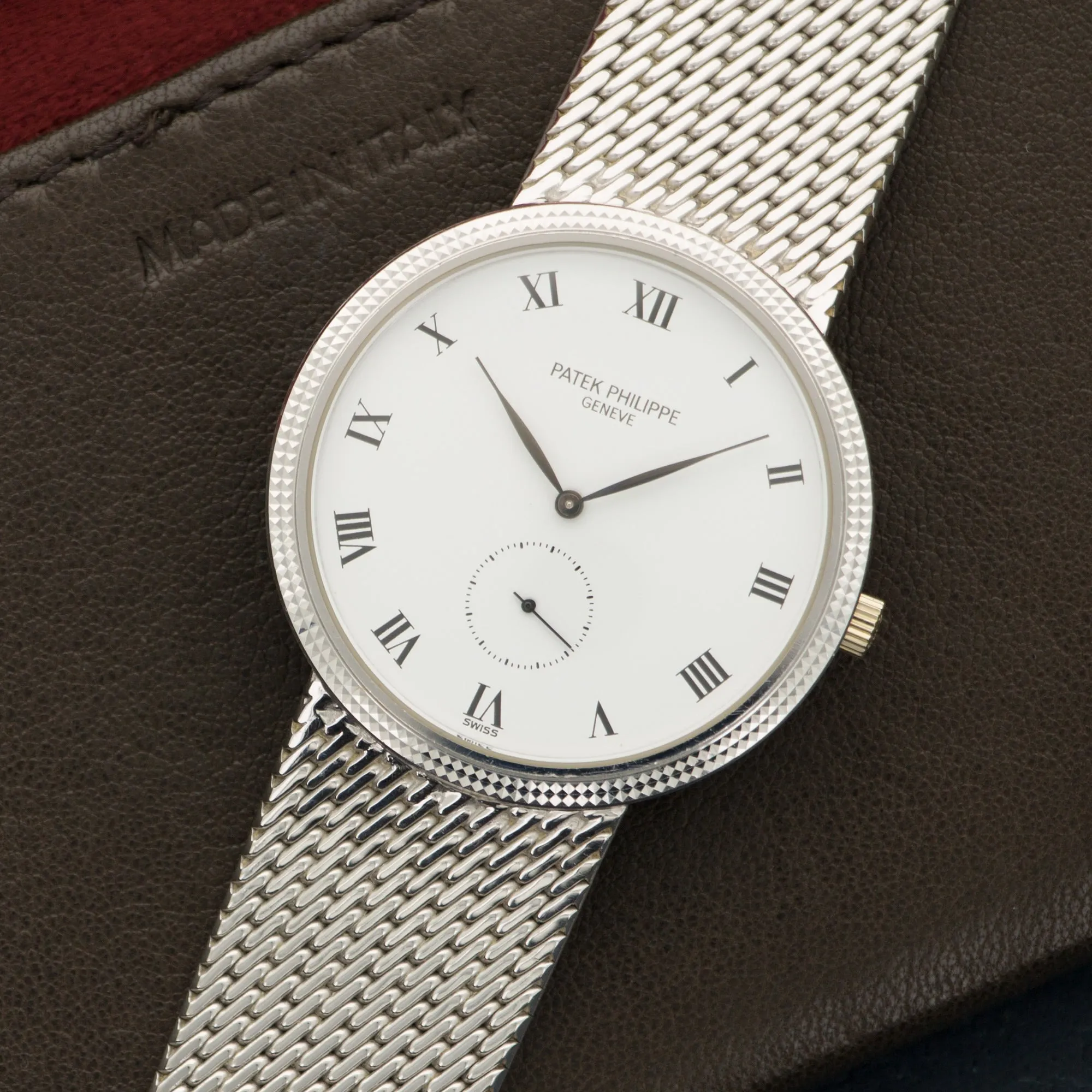 Patek Philippe White Gold Calatrava Watch Ref. 3919