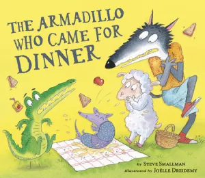 PENGUIN RANDOM HOUSE- "ARMADILLO WHO CAME FOR DINNER" BOOK