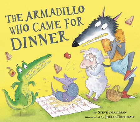 PENGUIN RANDOM HOUSE- "ARMADILLO WHO CAME FOR DINNER" BOOK