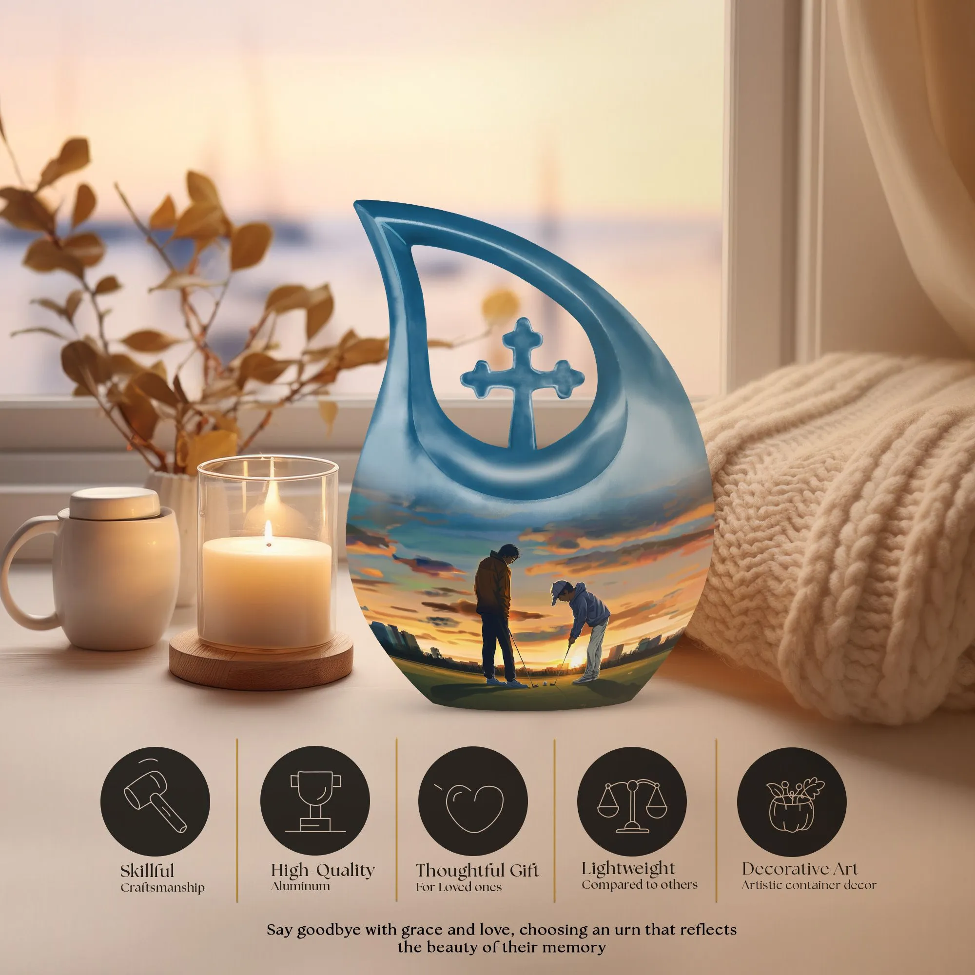 Perennial Golf Urn - An Eternal Restful Abode for Your Loved Ones