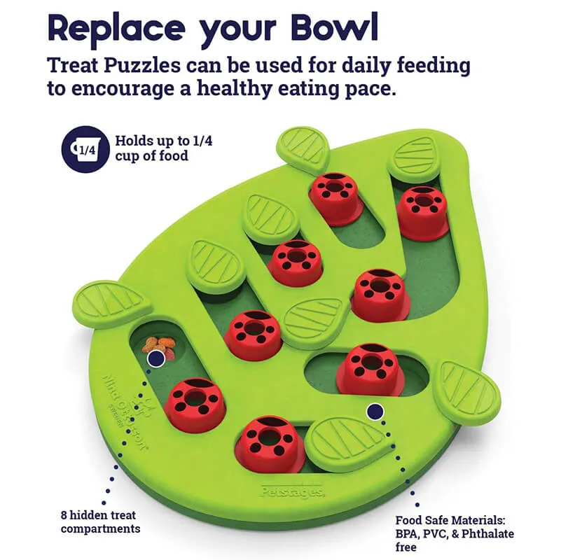 Petstages Buggin' Out Puzzle & Play Cat Treat Game