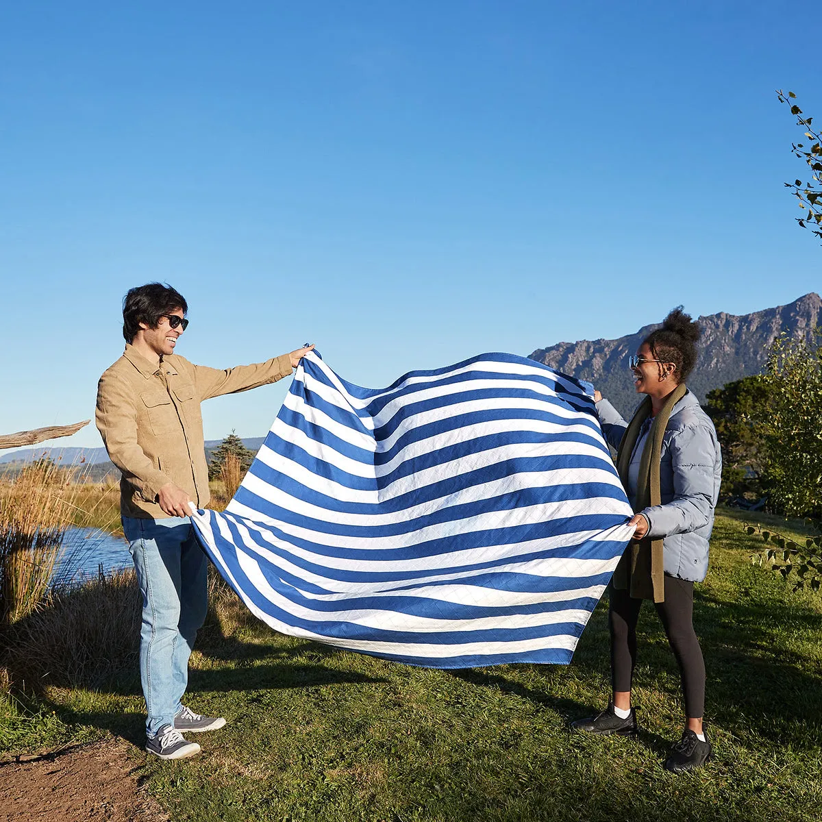 Picnic Blanket - Whitsunday Blue - Dock & Bay