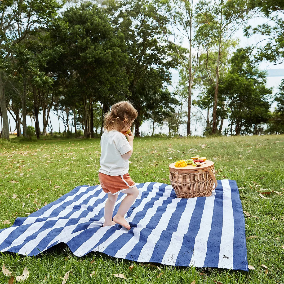 Picnic Blanket - Whitsunday Blue - Dock & Bay