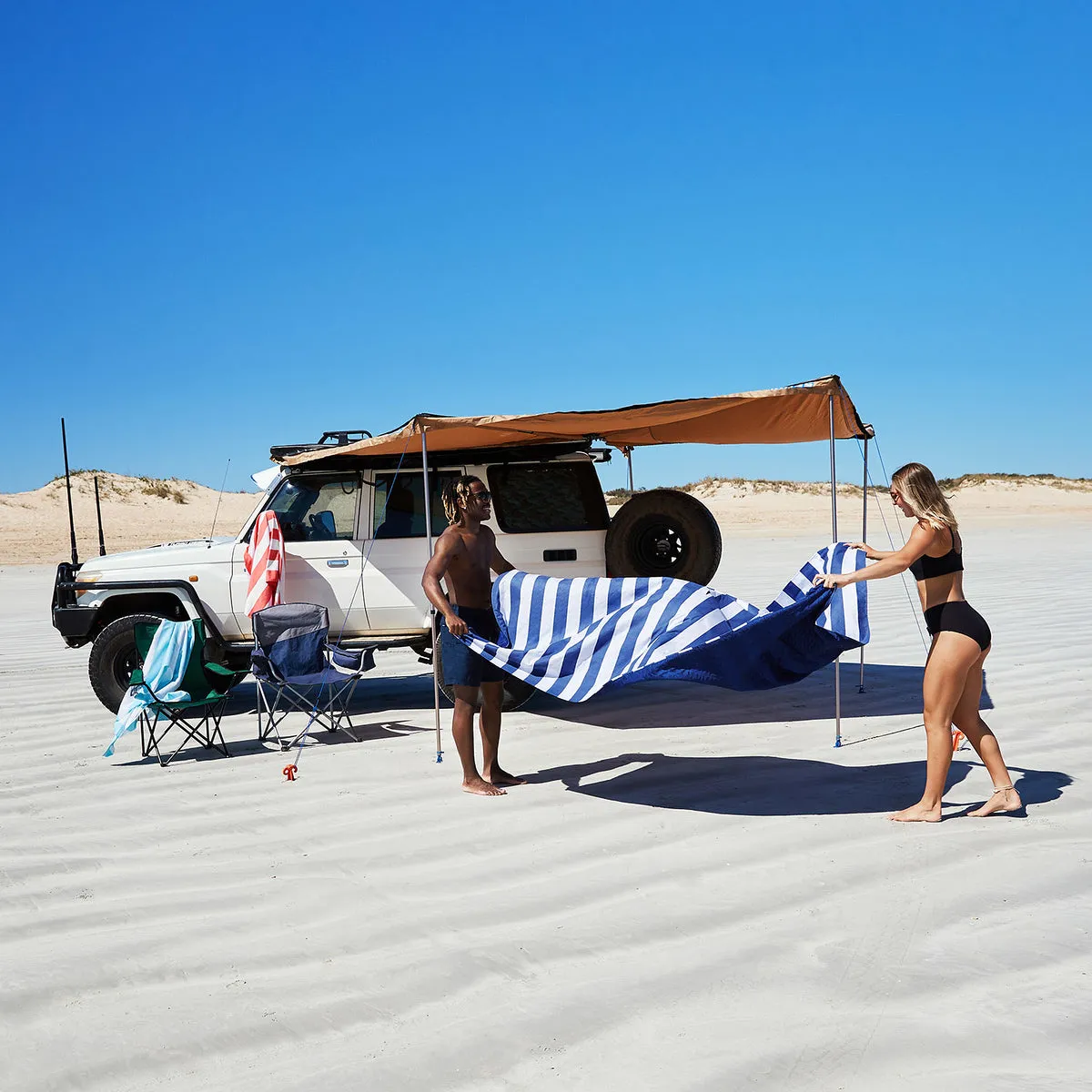 Picnic Blanket - Whitsunday Blue - Dock & Bay