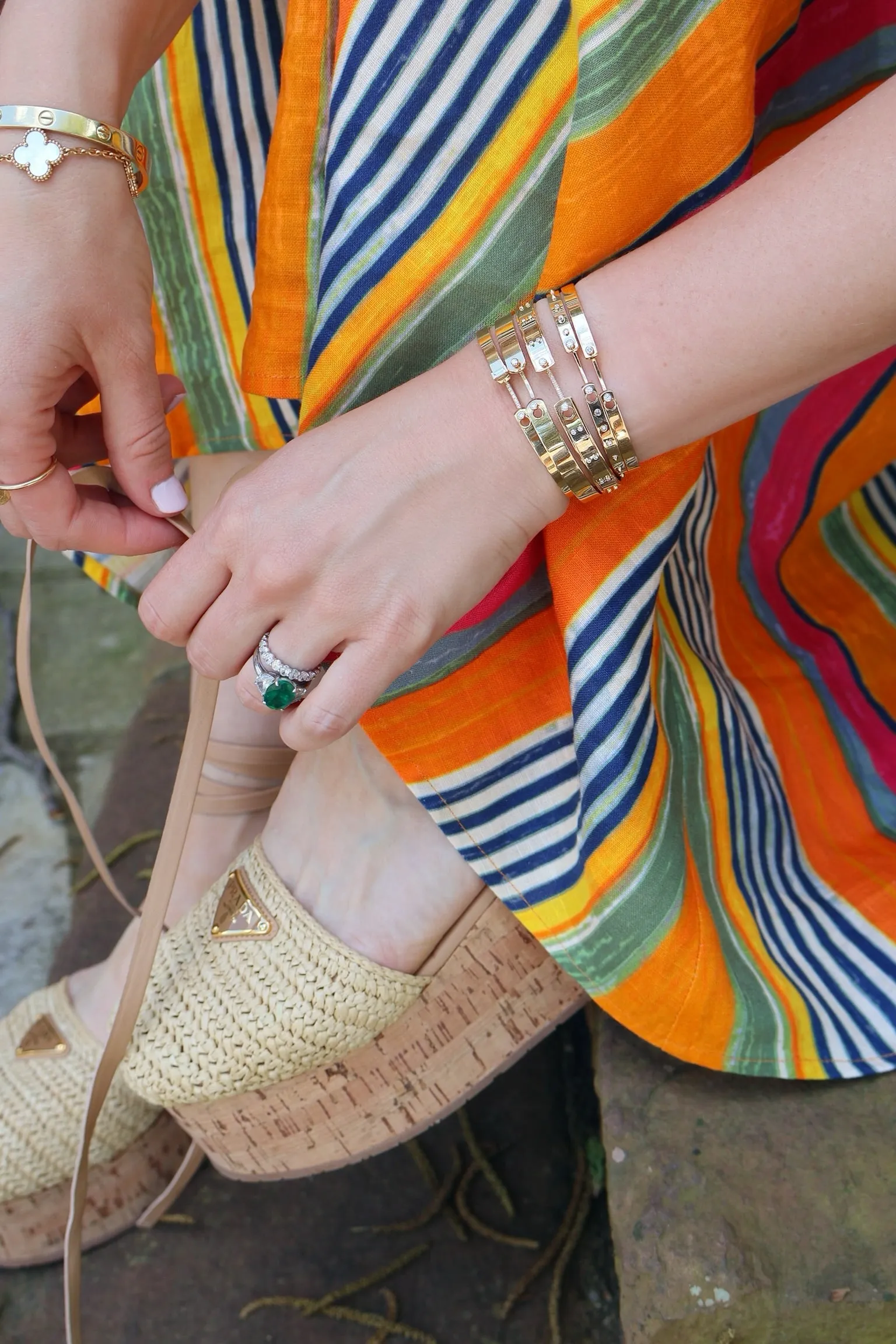Picnic in Paris Mood Bangle