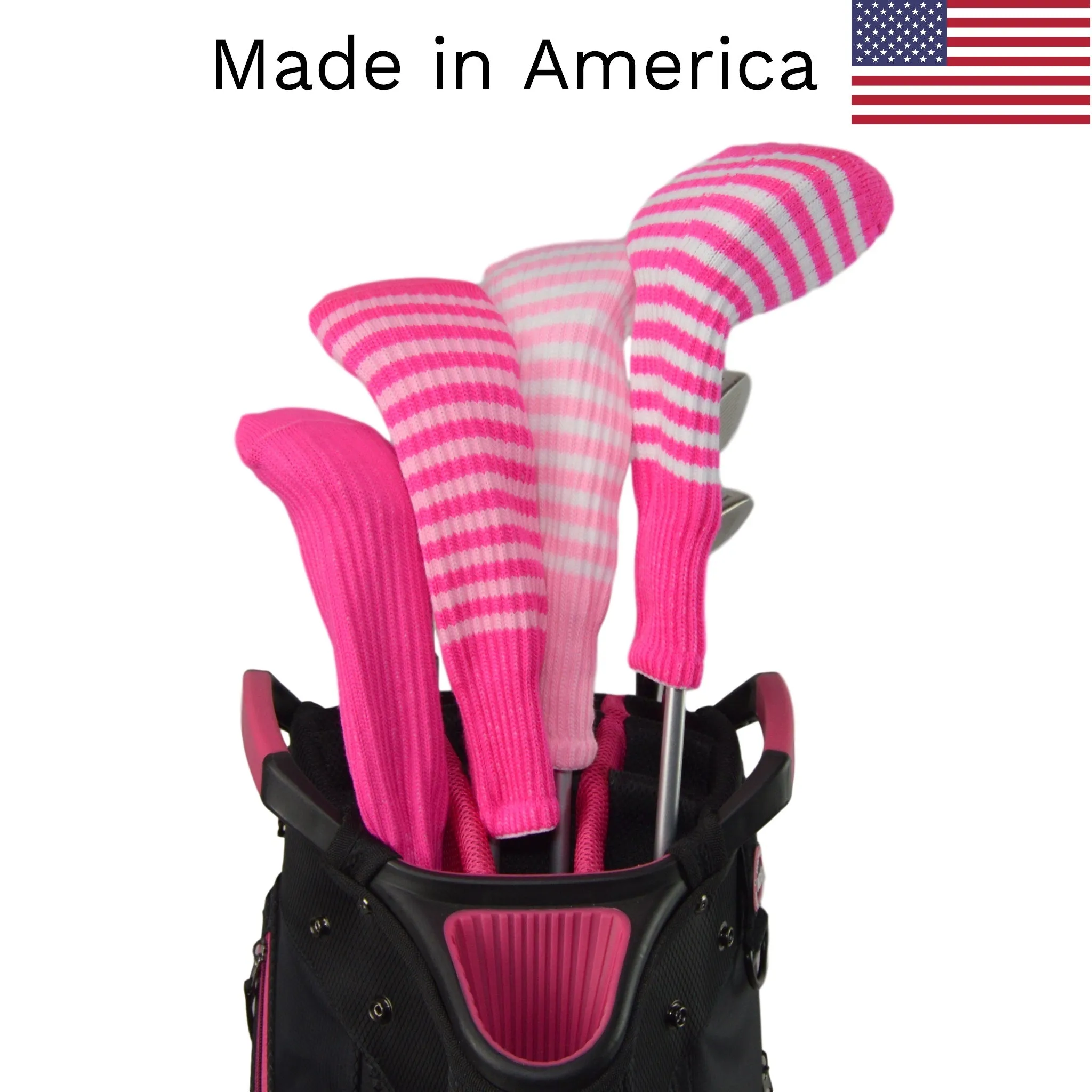 Pink Club Sock Golf Headcovers