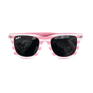 Pink Striped Polarized Sunglasses