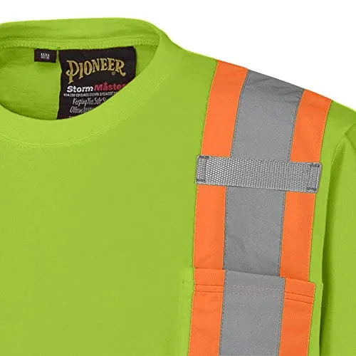 Pioneer 100% Cotton High Visibility Long Sleeve Shirt with Startech Reflective Tape