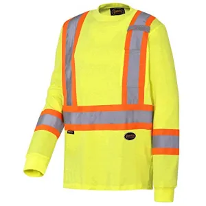 Pioneer 100% Cotton High Visibility Long Sleeve Shirt with Startech Reflective Tape