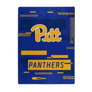 Pittsburgh Panthers Blanket 60x80 Raschel Digitize Design