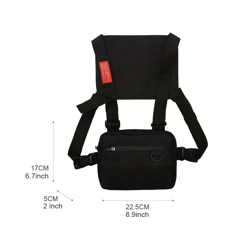 Pocket Chest Front Pack Pouch Vest Rig Carry Waist Bag - Versatile Chest Bag