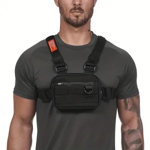 Pocket Chest Front Pack Pouch Vest Rig Carry Waist Bag - Versatile Chest Bag