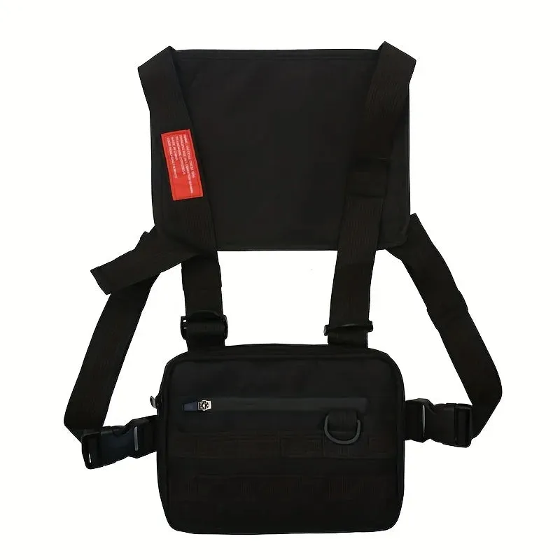Pocket Chest Front Pack Pouch Vest Rig Carry Waist Bag - Versatile Chest Bag