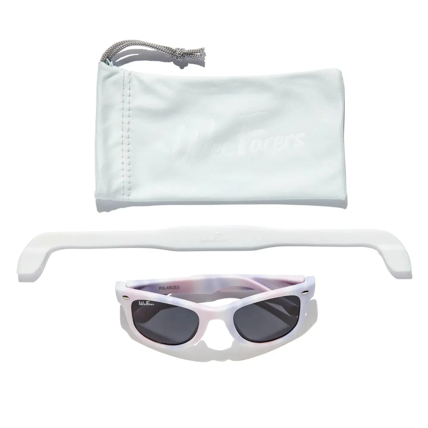 Polarized WeeFarers || Tie Dye Pink-Purple