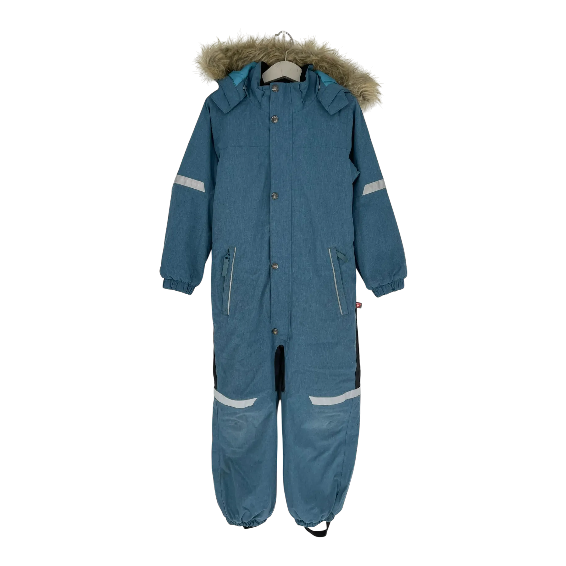 Polarn O. Pyret winter overall, teal blue | 116cm