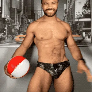 Pool Boy Koi Lines Swim Brief