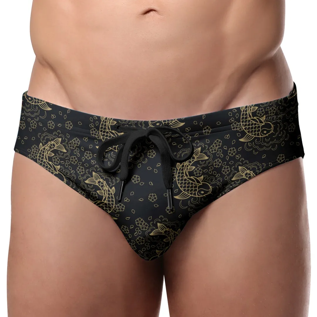 Pool Boy Koi Lines Swim Brief
